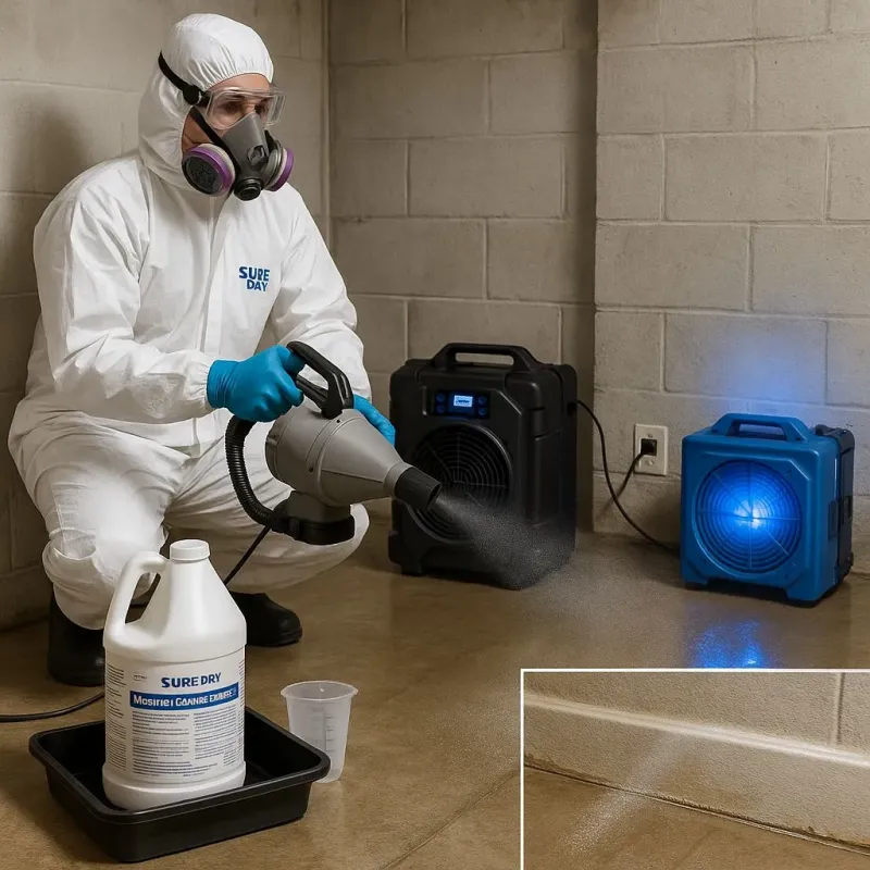 Sanitization and Odor Removal process in Jordan, MN